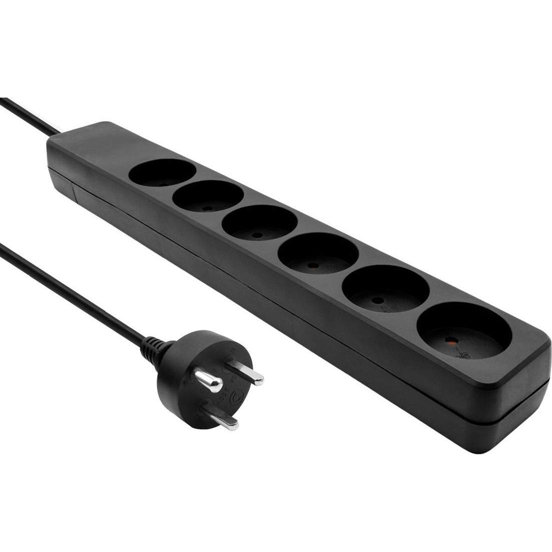 MicroConnect, Steckdosenleiste, MC-EDBGRU0607B power extension 7 m (7 m)