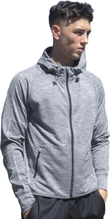 Produktbild Tombo Hoodie mit Reissverschluss Kapuzenjacke mit reflektierendem Band (XS)