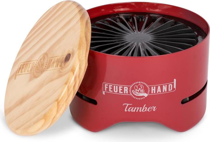 Produktbild Feuerhand Tischgrill Tamber, Rubinrot (20 cm)