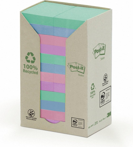 Image du produit Post-it Recyclage (51 x 38 mm)
