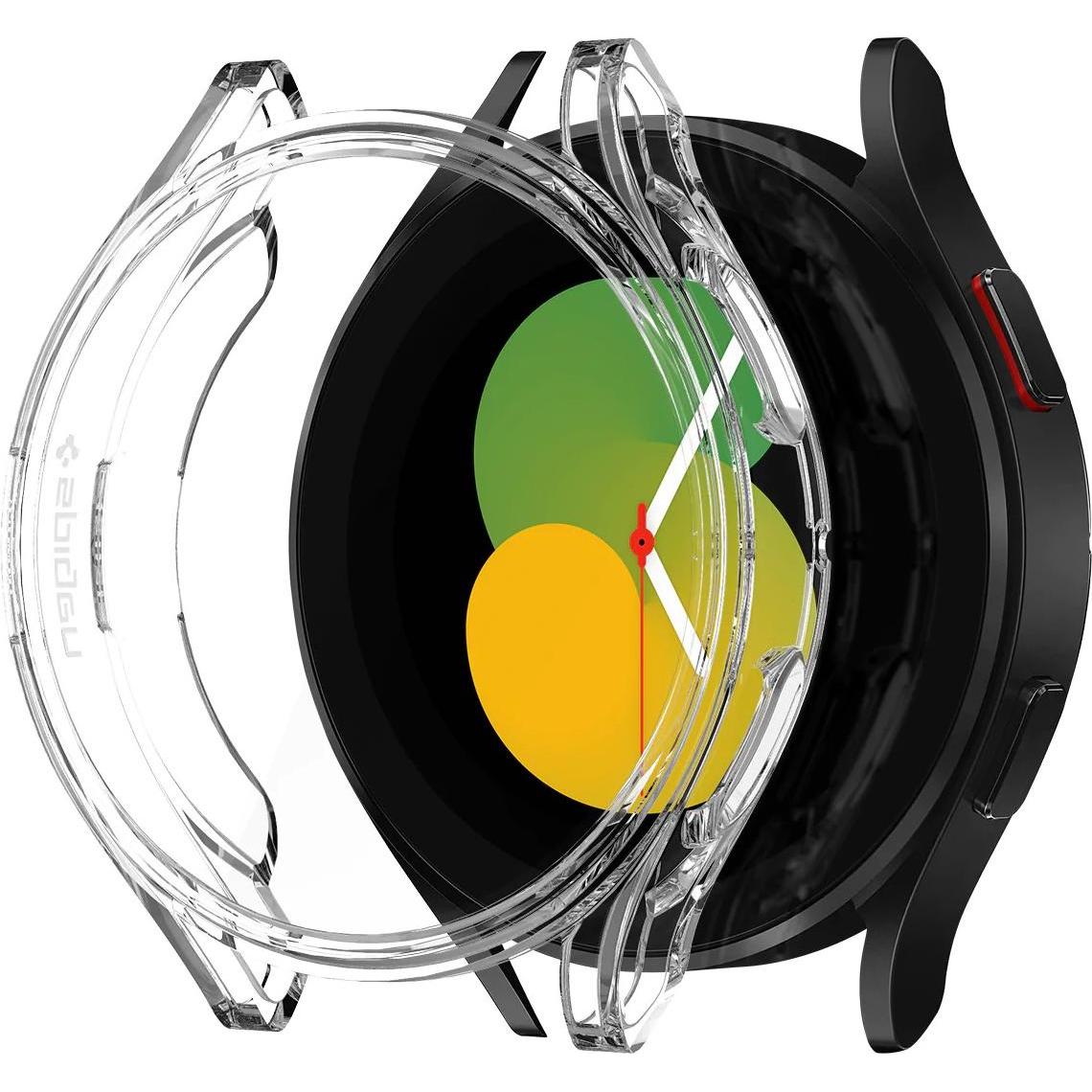 Spigen Samsung Galaxy Watch 4/5 Displayschutzrahmen, 44mm, Smartwatch Zubehör, Transparent