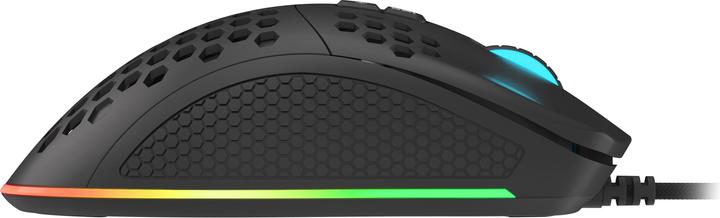 Actual product image Genesis for games Krypton 555 with cable, 8000 DPI, USB 2.0, Black (Cable)