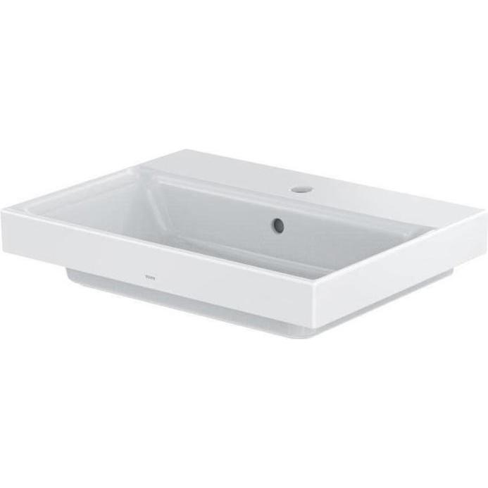TOTO, Waschbecken, CS Waschtisch m HL u Überlauf eckig 167x600x450mm weiss (450 mm, 600 mm)