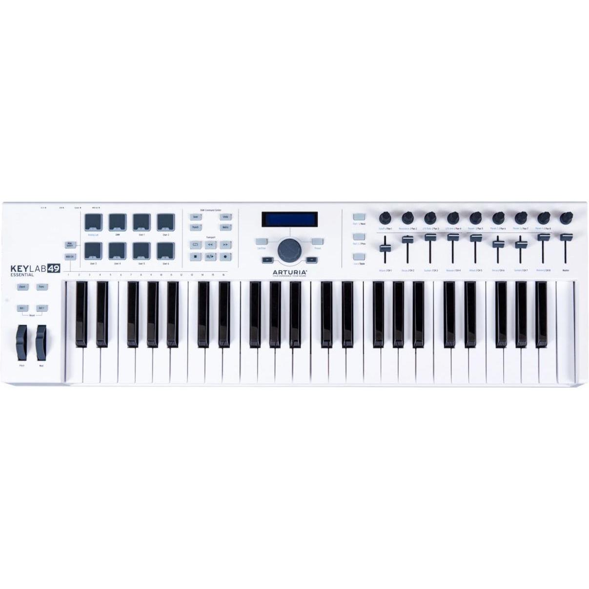 Arturia Keylab 49 Essential (Controller), MIDI Controller, Weiss