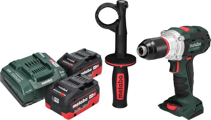 Actual product image Metabo BS 18 LTX BL I Cordless drill driver 18 V 130 Nm brushless + 2x LiHD battery 5.5 Ah + charger