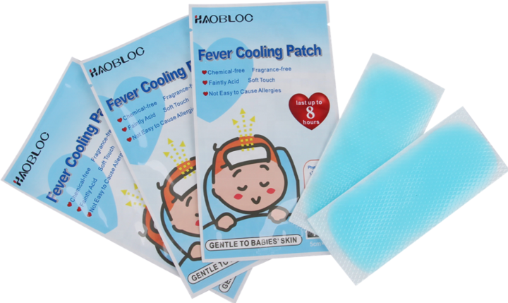 Produktbild PhoneLook Selbstkühlender Kalt Fiebersenkender Cooling-Patch Pflaster (6Stk) mit aktiv kühlendem Gel (6 x)