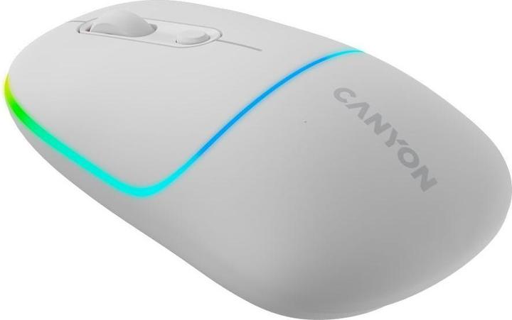 Actual product image Canyon MW-22, 2in1 wireless optical mouse Bluetooth / Wireless USB, 800/1200/1600 DPI, 4 print (Wireless)