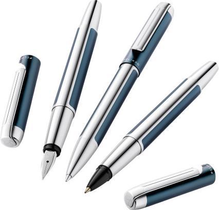 Produktbild Pelikan Füllhalter PURA P40 Petrol B Geschenkbox (Petrol-Silber, 1x)