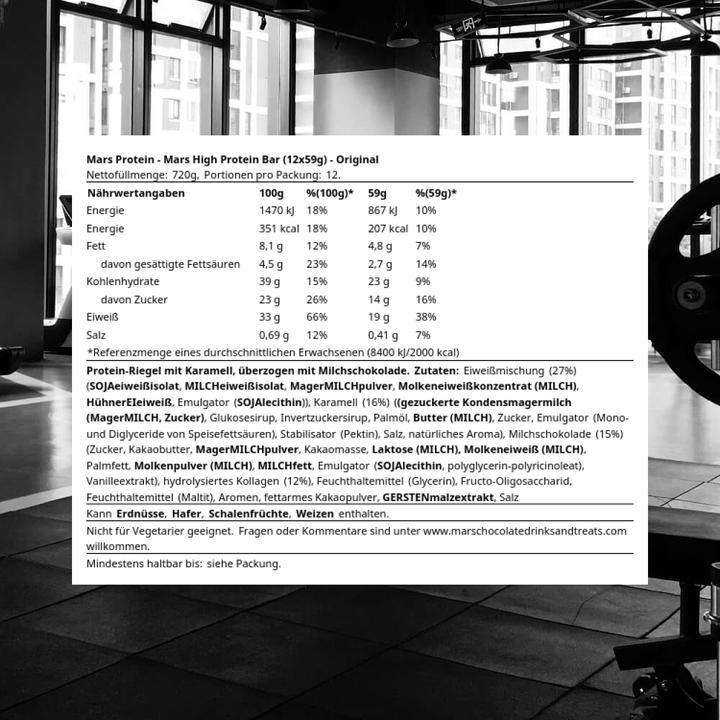 Immagine prodotto Mars HI Protein Bar (12 x 59g) (12 pz., 710 g)