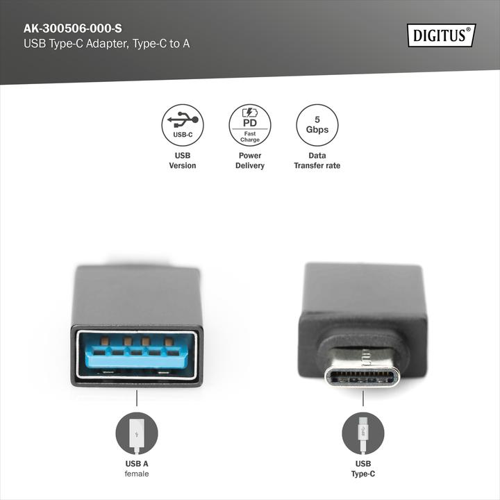 Image du produit Digitus AK-300506-000-S (USB-A)