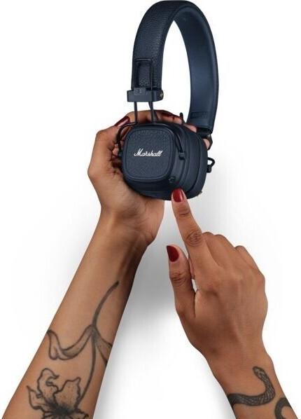 Image du produit Marshall Major V trådløse hovedtelefoner, on-ear (midnight blue) (Pas de réduction du bruit, 100 h, Filaire, Sans fil)