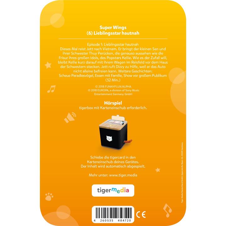 Produktbild Tigermedia tigercard - Super Wings - (6) Lieblingsstar hautnah