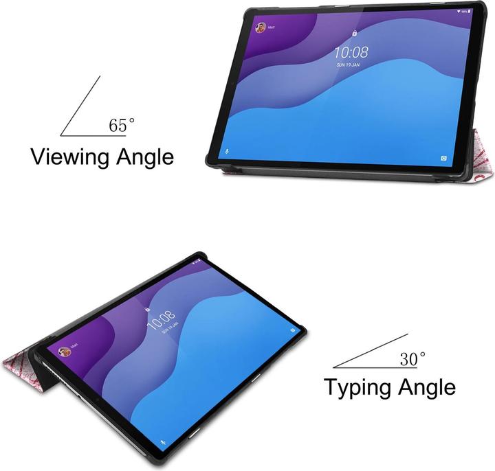 Actual product image Lobwerk Cover for Lenovo Tab M10 2nd 2020 TB-X306F TB-X306X 10.1 inch Smart Cover Case with Stand Function (Lenovo Tab M10)