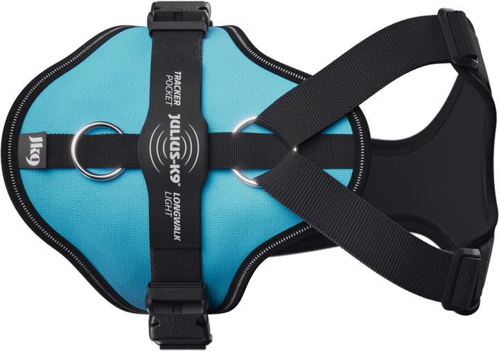 Produktbild Julius-K9 K9 Longwalk light sele w/trackerpocket,Aquamarine,L (L, Hund, Allgemein)