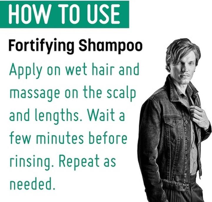 Actual product image Framesi BARBER GEN Fortifying Shampoo (Liquid shampoo, 250 ml)