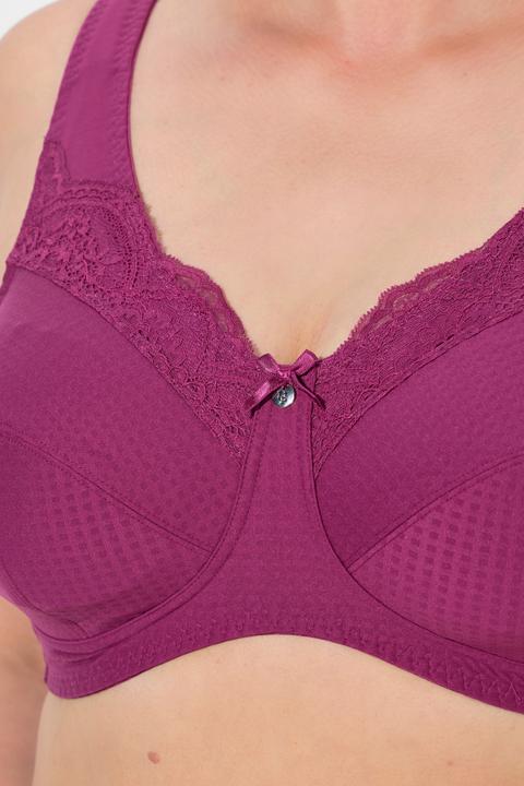 Produktbild Ulla Popken Entlastungs-BH, ohne Bügel, Spitze, Cup C - G (120 C)