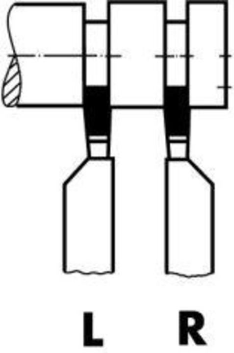Produktbild Wilke Stechdrehmeissel DIN 4981ISO7 25x16mm HM P25/P30 li.
