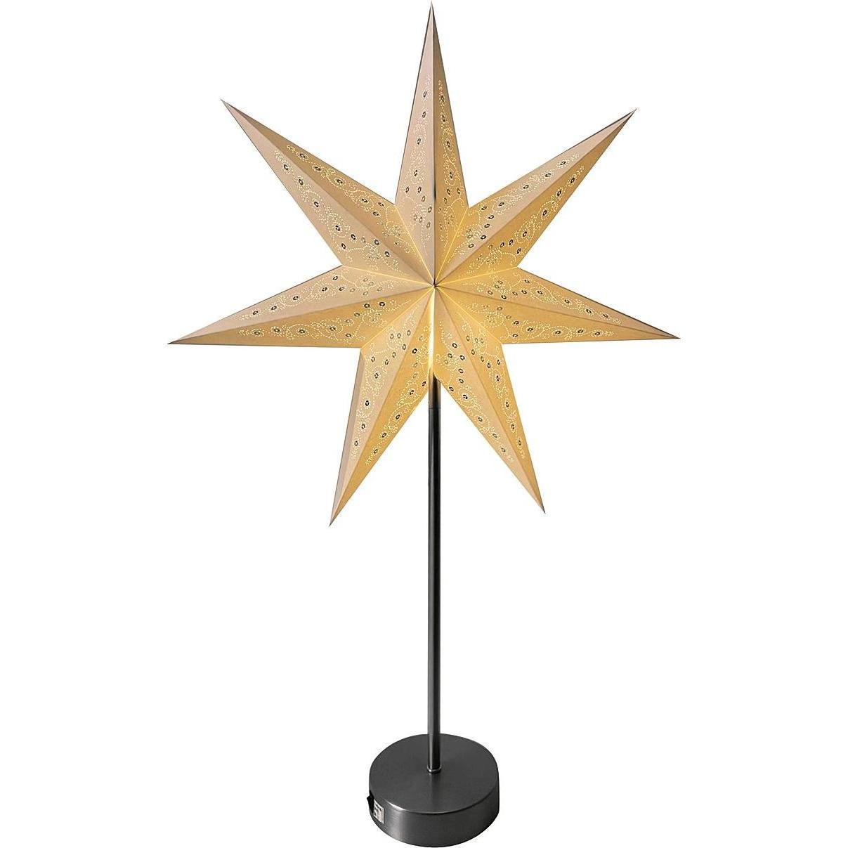 Markslöjd, Weihnachtsbeleuchtung, Standstern Gisel ø45cm weiss