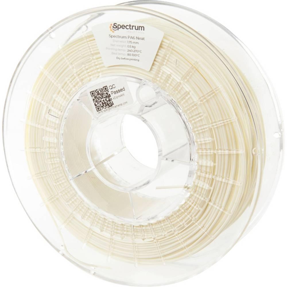 Spectrum Filaments 80583 PA6 Neat Filament PA6 hitzebeständig, Kriechfestigkeit (1.75 mm, 750 g), Filamenti stampa 3D, Trasparente