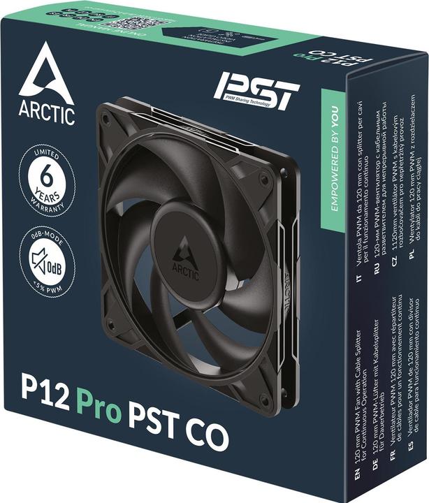 Actual product image Arctic Lüfter 120*120*25 P12 Pro PST CO (120 mm, 1 x)