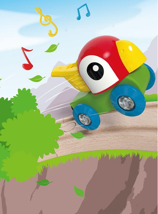 Produktbild Hape Lokomotive Pfeiffender Papagei