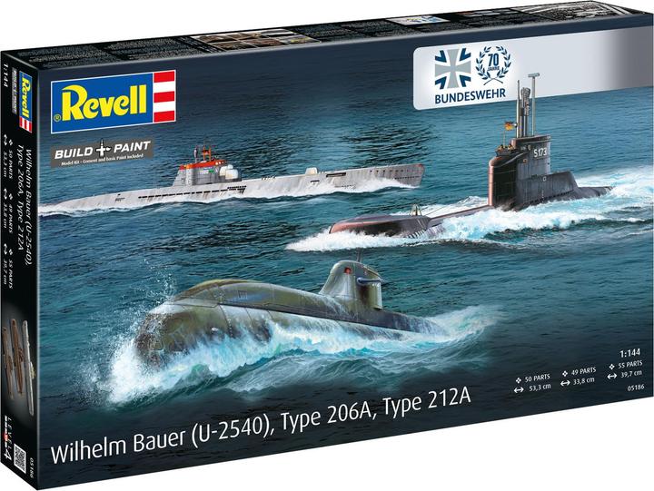 Produktbild Revell 70 Years Bundeswehr:Wilhelm Bauer Type 206A Class2