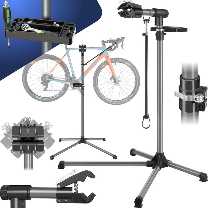 Actual product image tectake Bicycle mounting stand