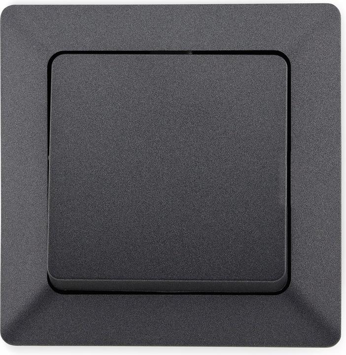 Produktbild Chilitec MILOS Kreuzschalter 23040, 10A/250V, anthrazit