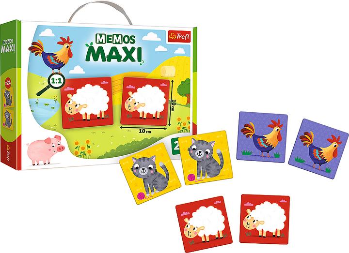 Actual product image Trefl Farm Animals Memory Game (German, English)