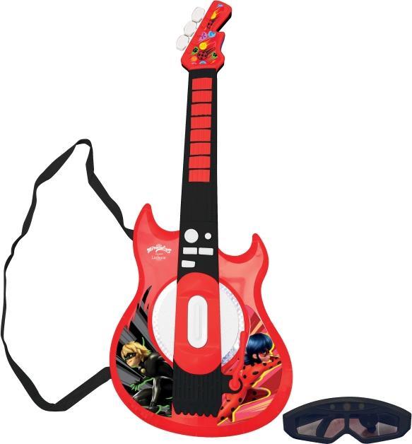 Immagine prodotto Lexibook Miraculous Elektronische Gitarre mit Mikrofon in Brillenform (Francese)