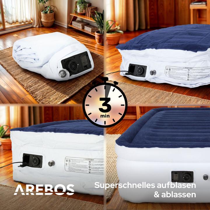 Produktbild Arebos Aufblasbare Matratze (152.5 x 203 cm)