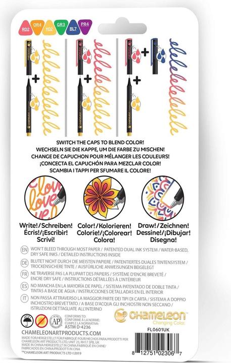 Produktbild Chameleon Fineliner Set (Indigo, 6 x)