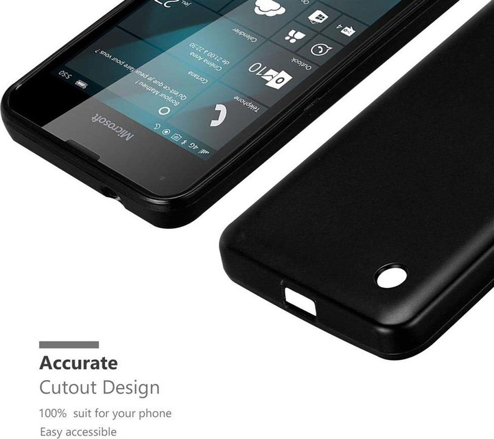 Produktbild Cadorabo TPU Matt Metallic Cover (Microsoft Lumia 550)