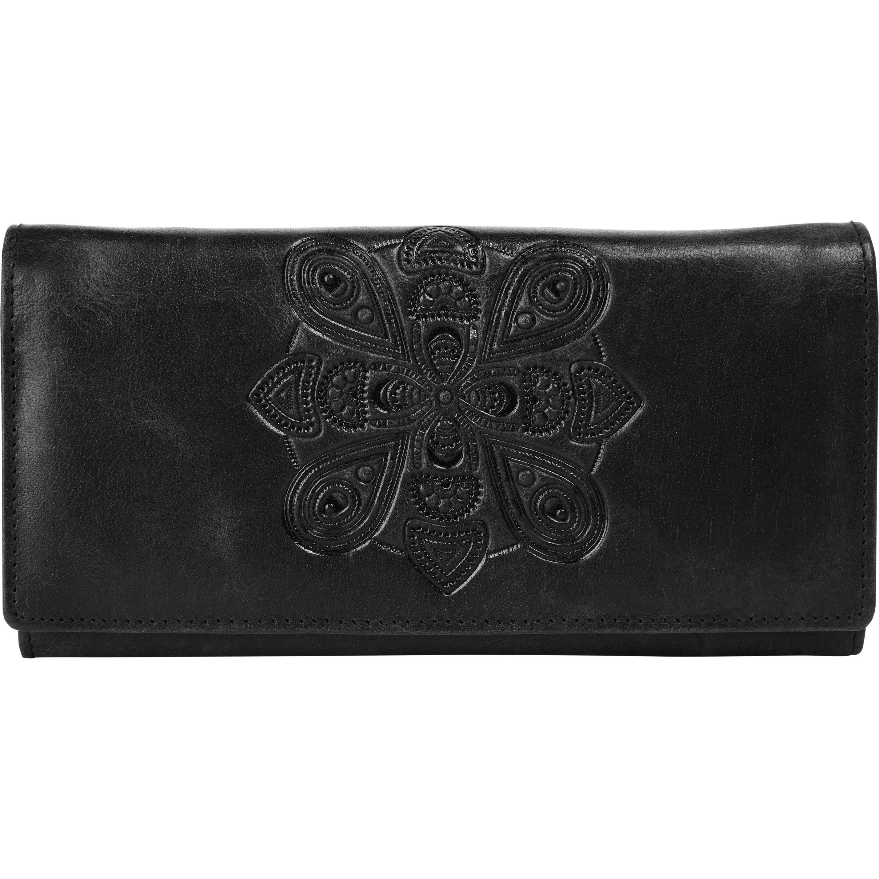 Bruno Banani, Portemonnaie, Geldbörse Mandala, Schwarz
