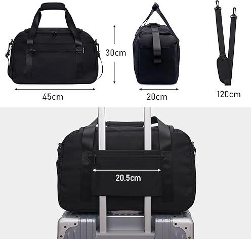Actual product image Only-Bags.Store Hand luggage 45 x 36 x 20 cm for Ryanair travel bag for aircraft under seat hand luggage suitcase (27 l)
