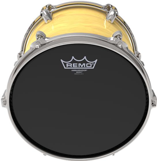 Actual product image Remo Ambassador Ebony (Bass drum, Tom, Drum)