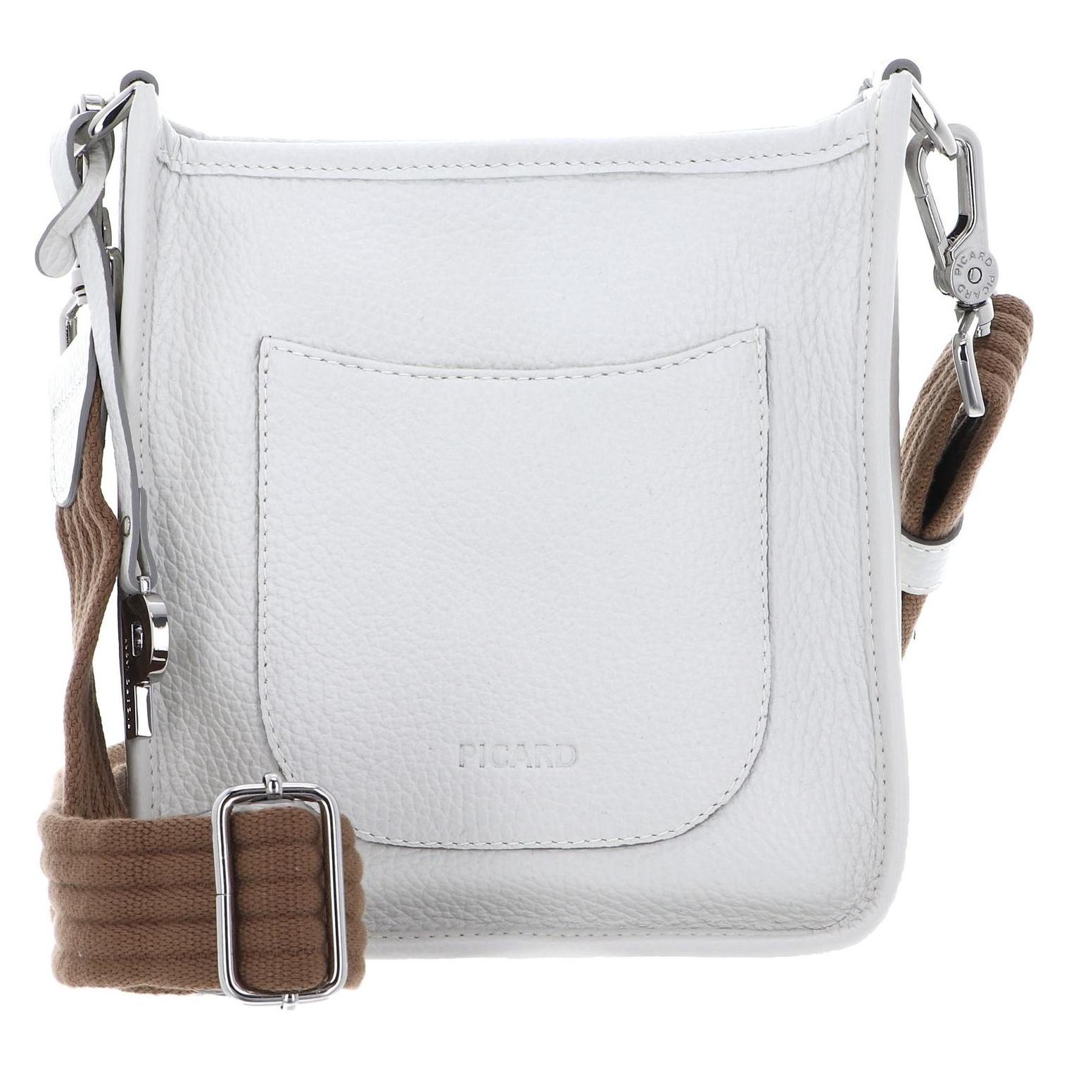Picard, Damen, Handtasche, Kronberg Crossbody Bag, Weiss
