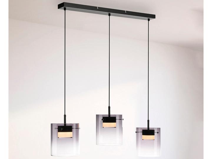 Actual product image Just Light LED-Pendelleuchte 14043-18, 7,5W, 800lm, 3000K, schwarz (800 lm)