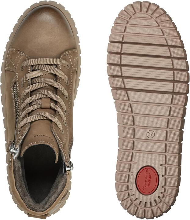 Actual product image Tamaris Comfortable Lace-Up Boots with Duo-Tex Lining (39)