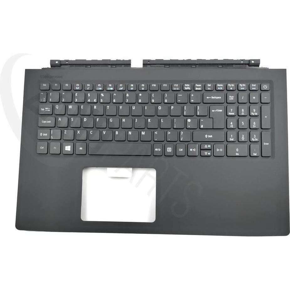 Acer N7-592G Keyboard (UK-ENGLISH) BL & Upper Cover (BLACK) (WITH LIGHT BAR), Notebook Ersatzteile, 
