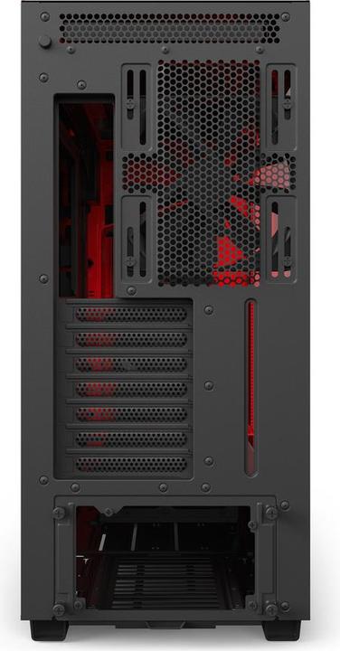 Actual product image NZXT H700i - Red (ATX, mATX, Mini-ITX, E-ATX)