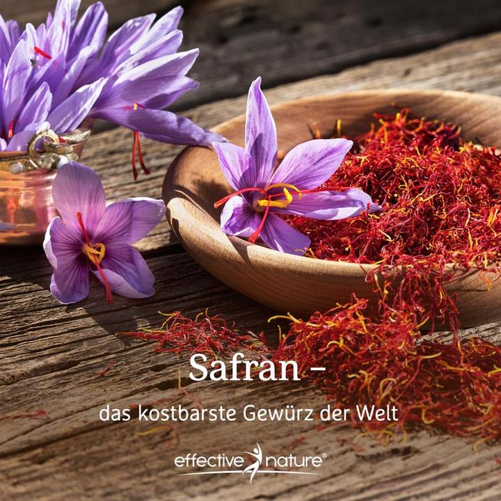 Produktbild Effective Nature Safran Extrakt mit Acerola (180 Stück, Kapseln, 180 g)