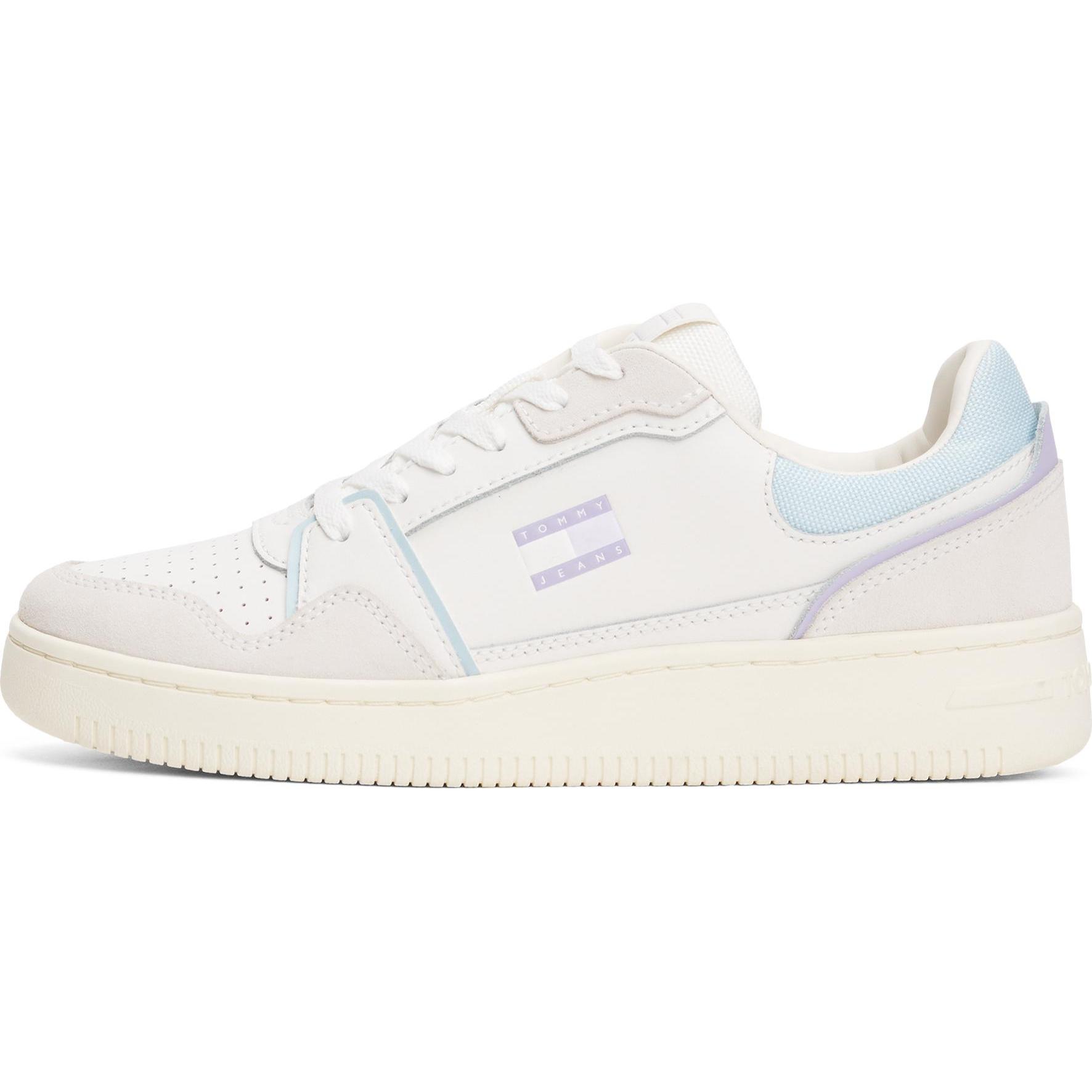 Tommy Hilfiger, Sneaker, Tjw Retro Basket Sneaker, Bianco, (41)