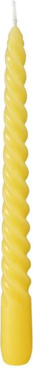 Actual product image Boltze Home Etoile candle Twisto 20 x 2 cm, Yellow, 6 pieces (6 pcs.)