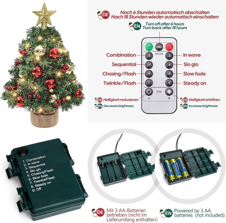 Image du produit Yorbay Mini-sapin de Noël