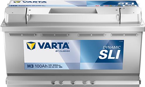 Image du produit Varta Silver Dynamic H3 (12 V, 100 Ah, 830 A)