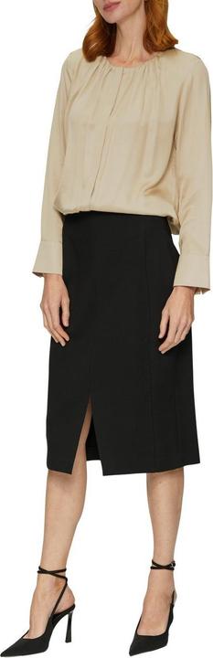 Immagine prodotto S.Oliver Bluse Satinbluse mit Raffung und verdeckter Knopfleiste (42)