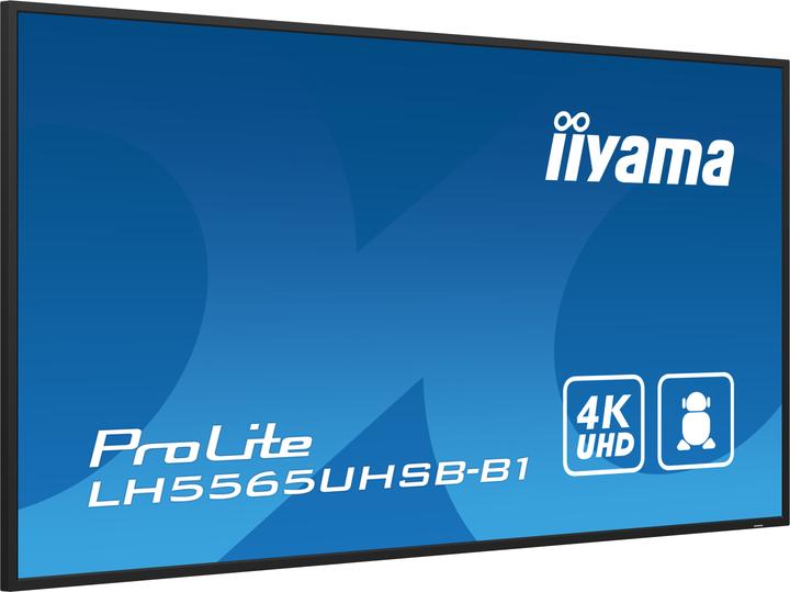 Image du produit iiyama 55" 3840x2160, Panneau UHD IPS, Teinte 1%, 8 (3840 x 2160 pixels, 54.60")