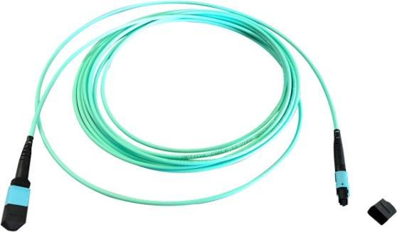 Produktbild EFB Elektronik MTP¬-F/MTP¬-F 12-Fasermatrix Patchkabel OM3 LSZH erika-violett, Code A, 10m (UTP, CAT3, 10 m)