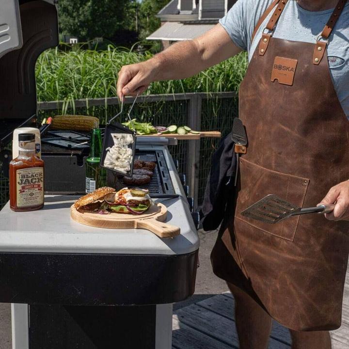 Actual product image Boska Mr. Smith Kitchen Apron Brown Pocket